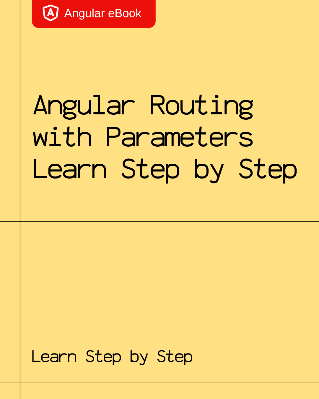 Angular - Routing with Parameters - Learn Step by Step book cover