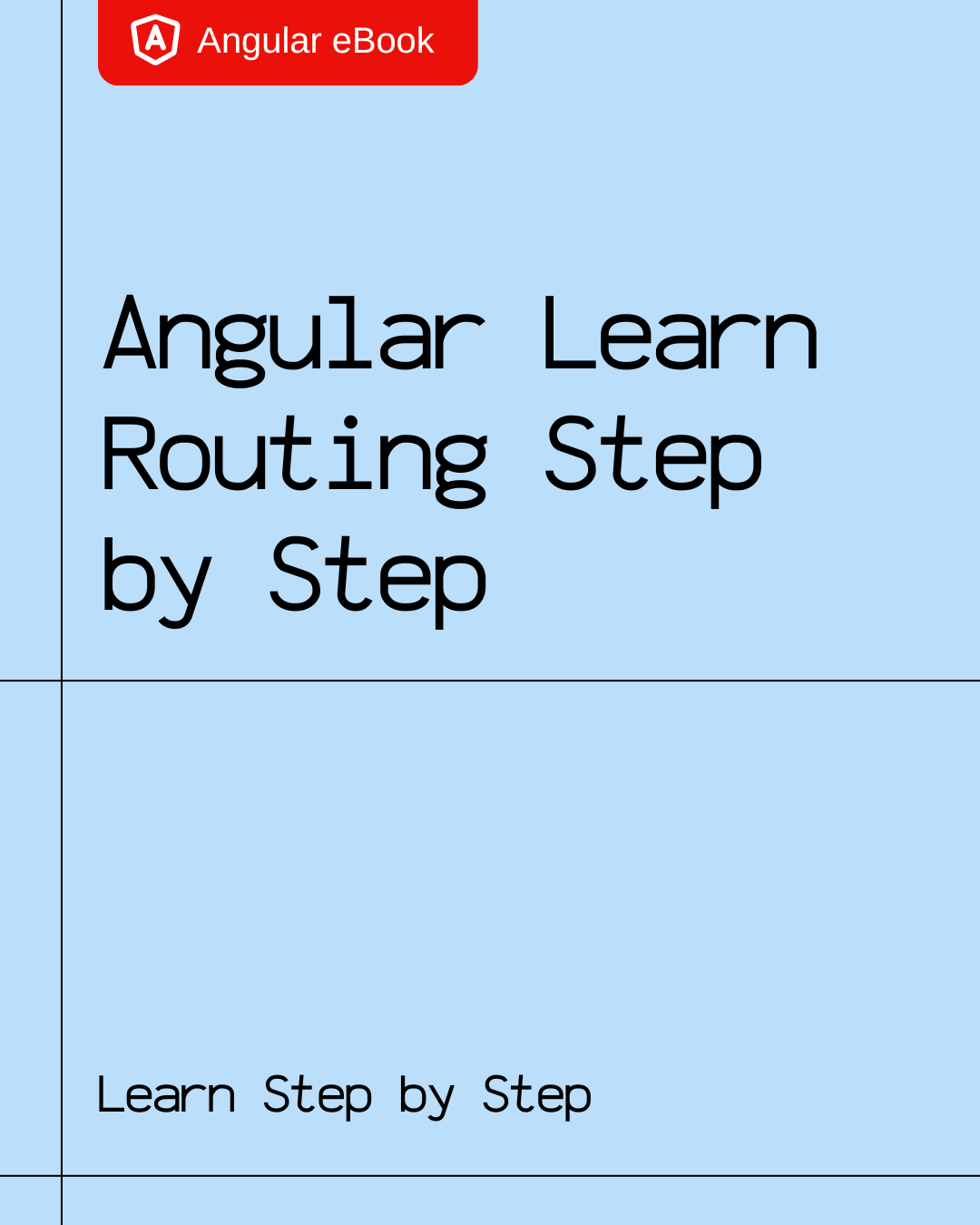 Angular-Learn Routing Step-by-Step book cover