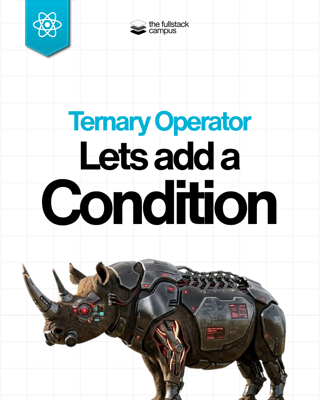 React - Ternary Operator - Lets add a Condition book cover